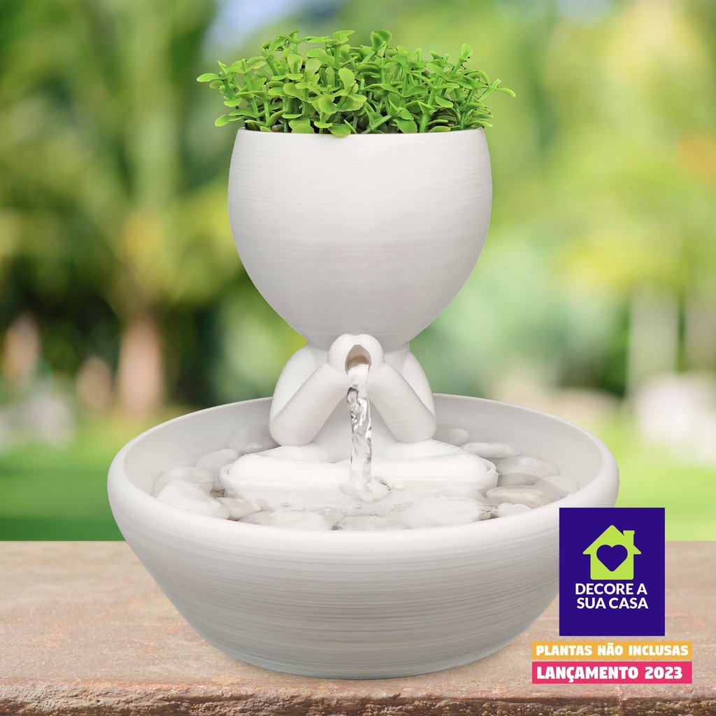 FONTE DE ÁGUA ZEN BIVOLT PODE SER USADO COMO BEBEDOURO GATOS