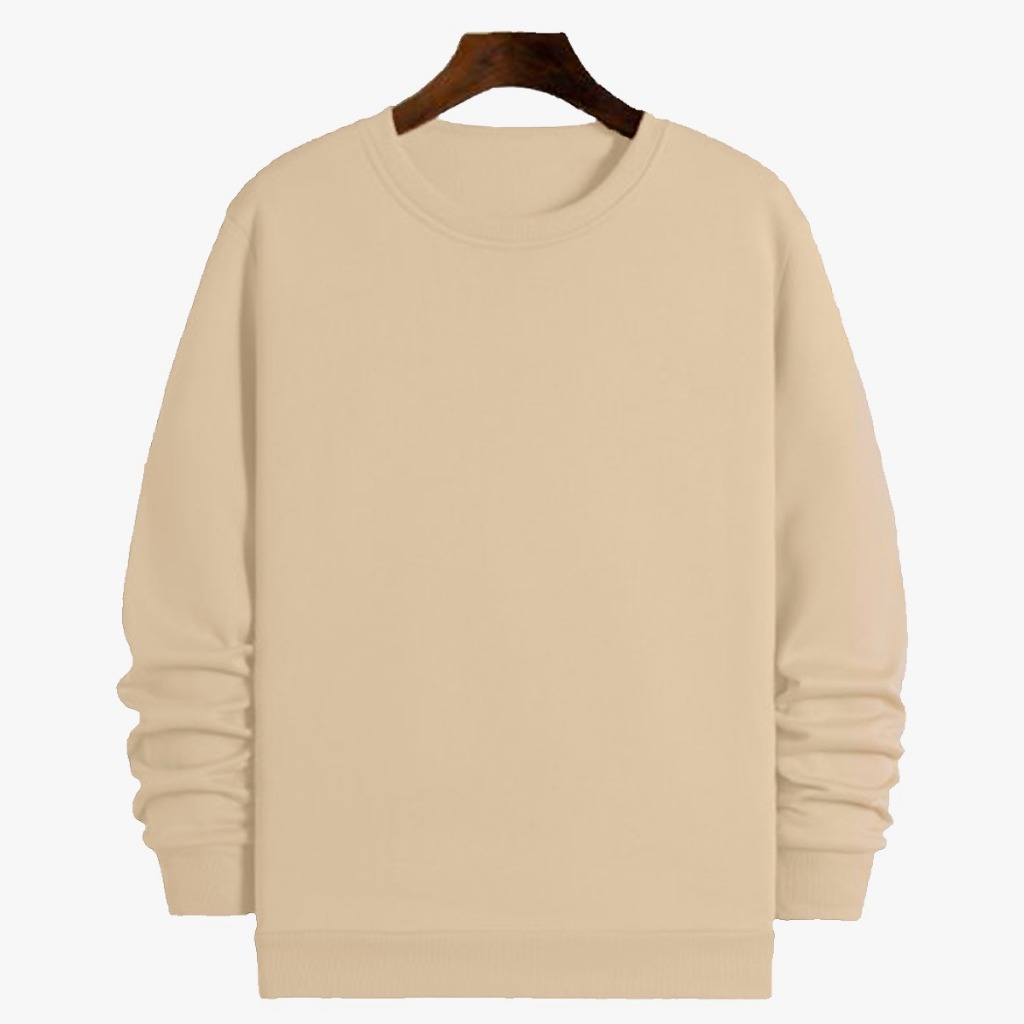Moletom Gola Redonda Unissex Blusa De Frio Basico Careca Casaco Feminino Masculino Flanelado Liso Se