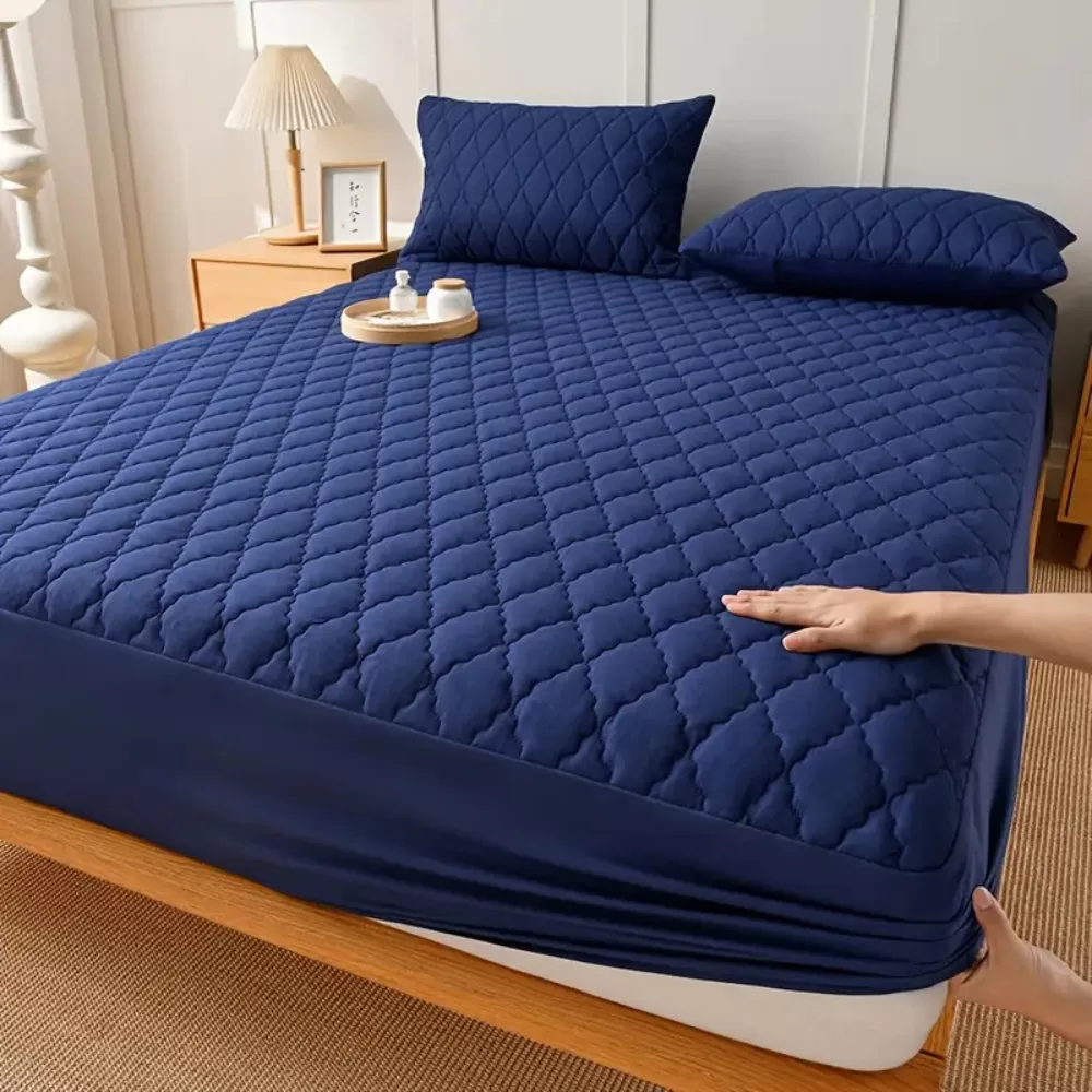 Protetor Lençol Colchão Cama Berço, Solteiro, Casal, Queen e King Matelado Impermeável com Elástico