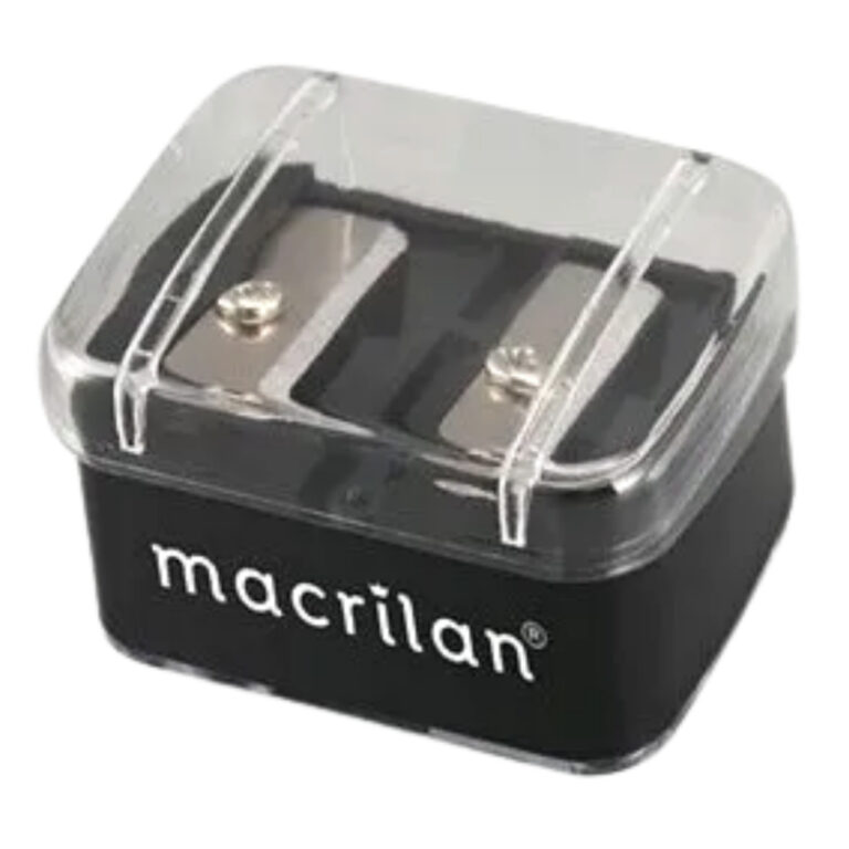 Apontador Duplo Para Lápis De Maquiagem Com Mini 