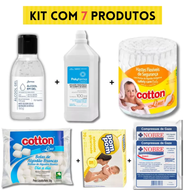 Kit Bebe Recem Nascido Maternidade Cuidados Em Cas
