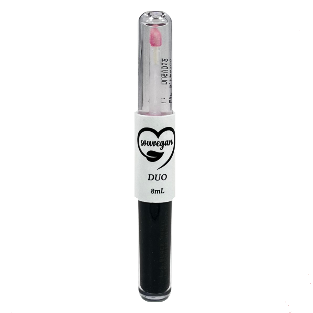 Duo Lip Gloss Magic Black E Lip Gloss Magico Souvegan Lançamento Maquiagem Vegana