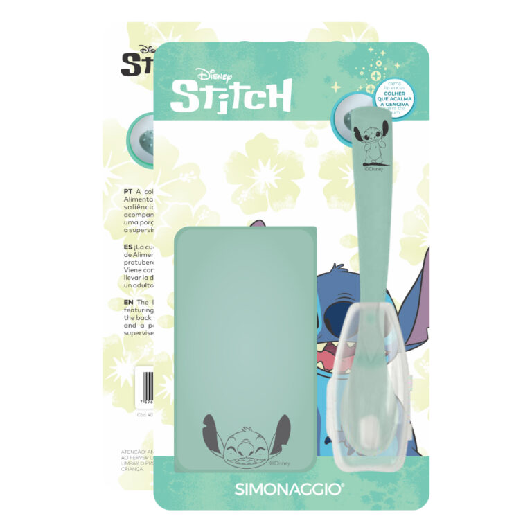 Kit Colher com Proteção e Pote 80ml Infantil Sti