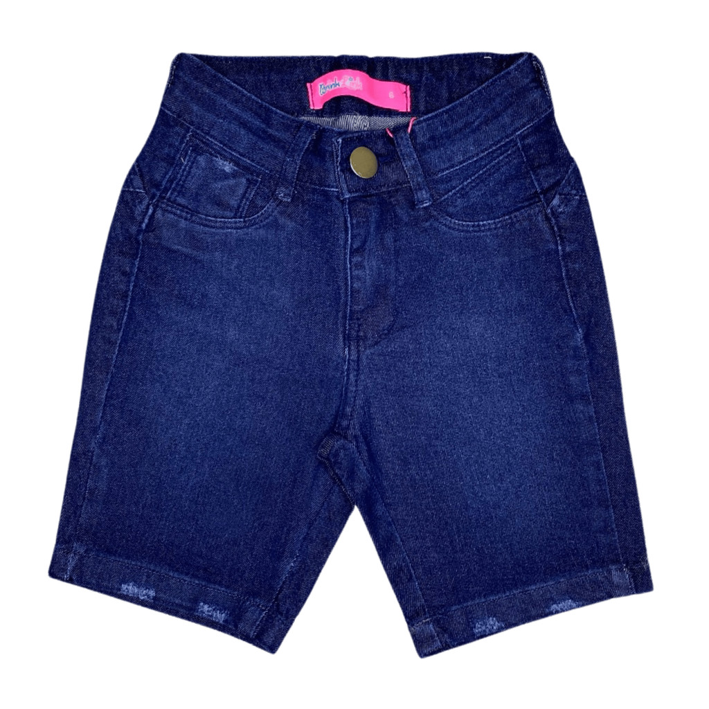 Bermuda Feminina Ciclista Meninas Infantil Short