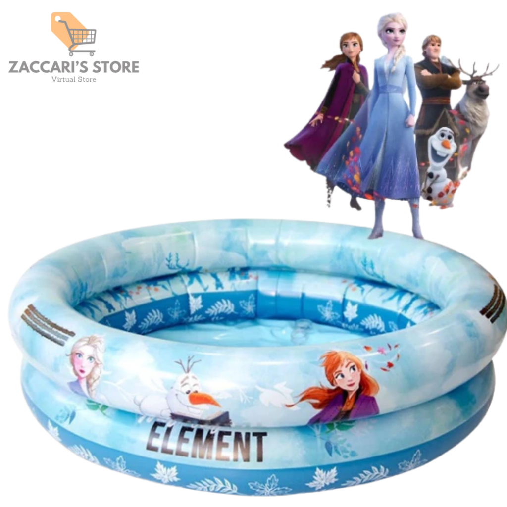 Piscina inflável Infantil Da Frozen 100 Litros 86×20