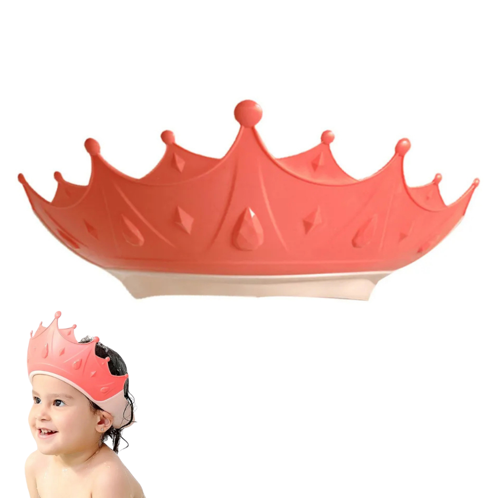 Chapéu Touca Protetora De Olhos Ouvidos Banho Bebê Infantil