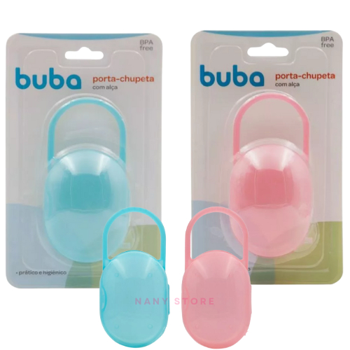 Porta Chupeta Bico Estojo Case com Alça Buba