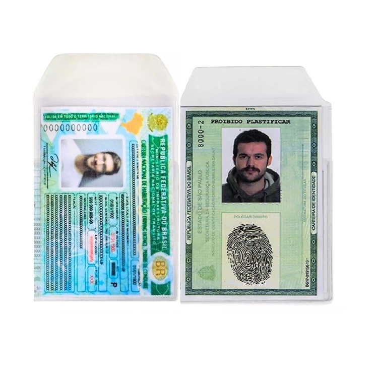 Porta documentos para CNH RG Envelope Saco Saquinh