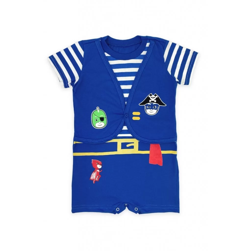 Macaquinho Masculino Infantil Piratas – PJ Masks