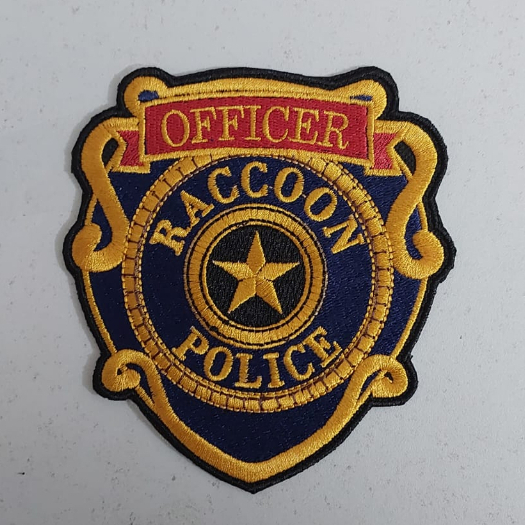 Novo Raccoon Police Resident Evil bordado patch jo