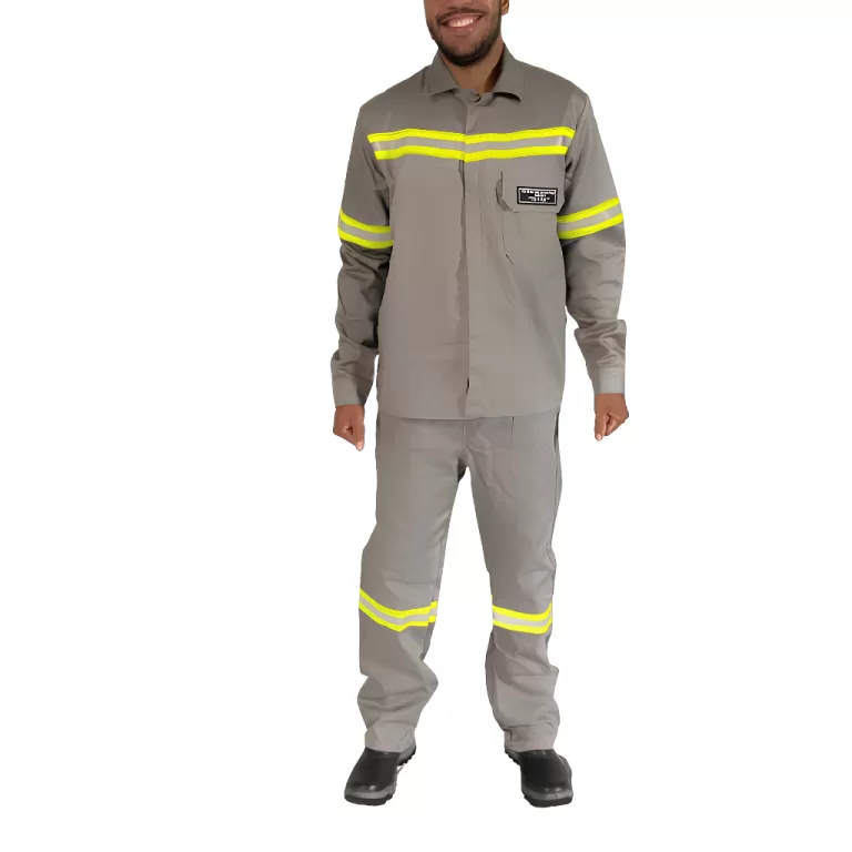 Conjunto Camisa e Calça NR10 Refletiva Uniforme A
