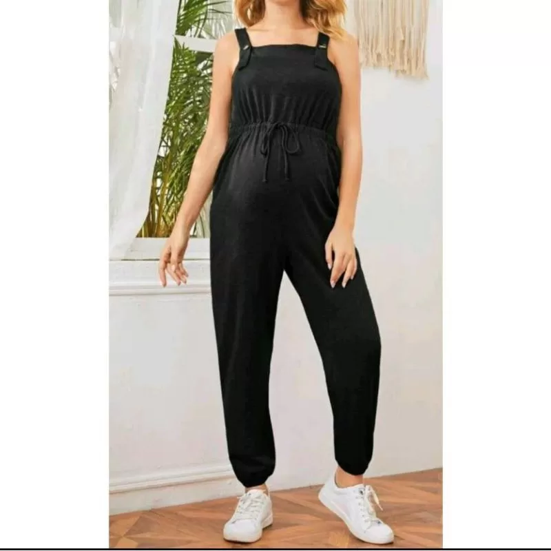 Macacão Gestante Jardineira Para Gravida Com Regulagem