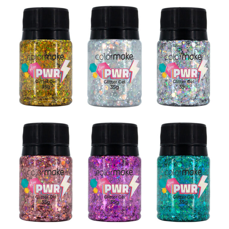 Brilho Glitter Gel Glow Power ColorMake 35g