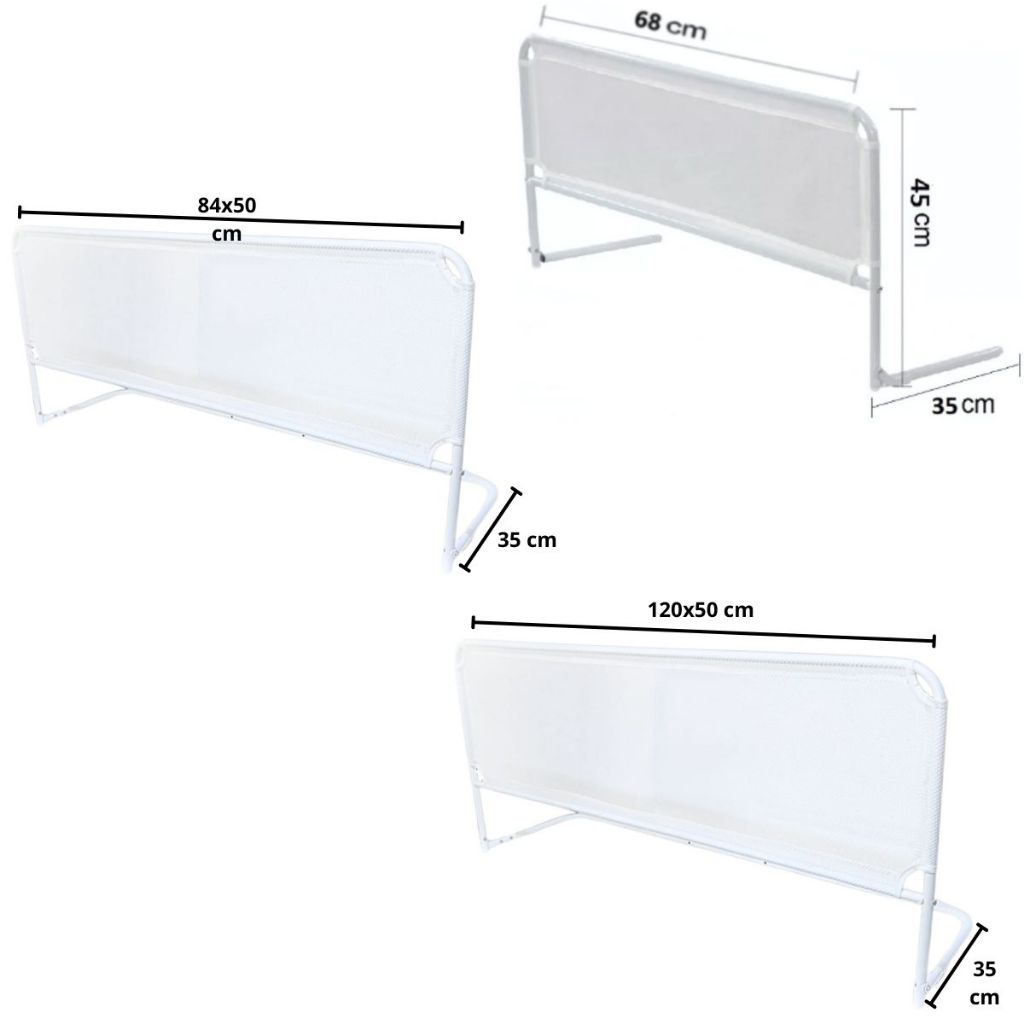 Grade de cama NORMAL E BOX – Protetor Para Cama – PEQUENA, MÉDIA E GRANDE Criancas Reforçada Lavável
