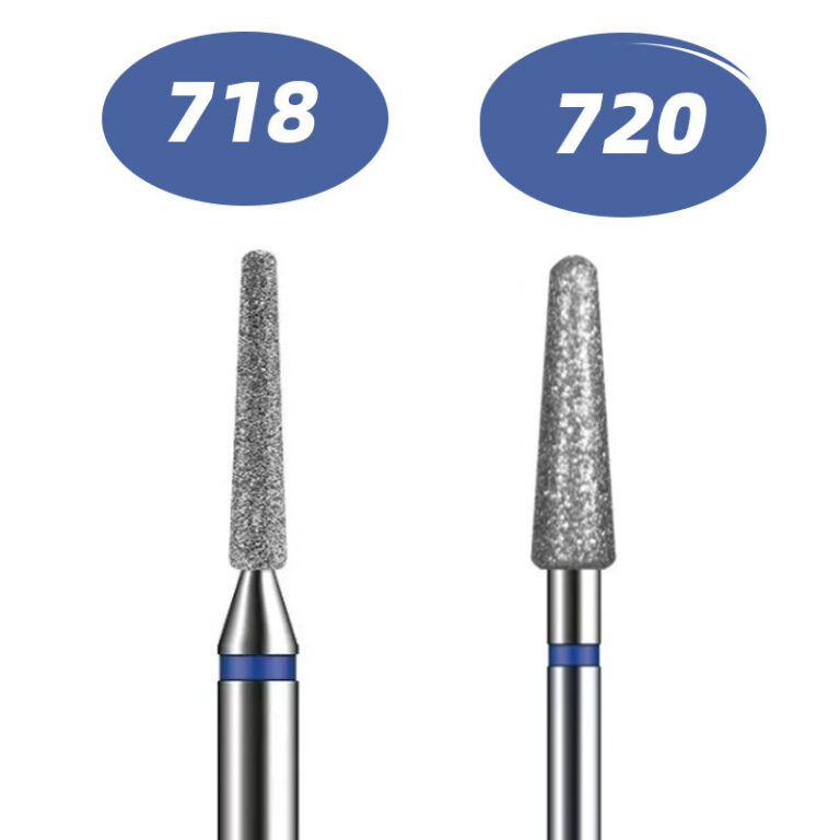 Brocas Diamantada 718 720 Cutícula Unha Motor Kit