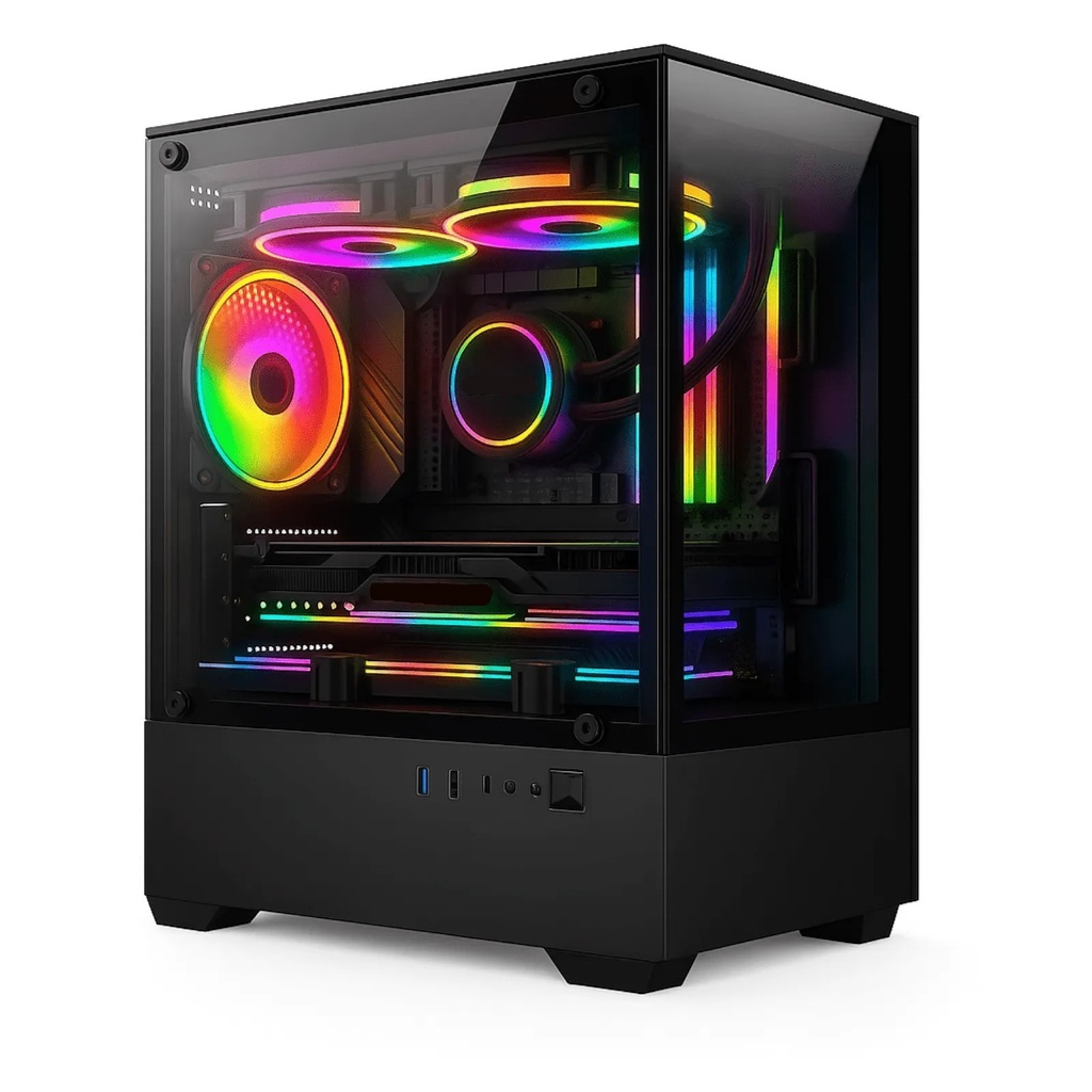 Computador PC Gamer RGB Intel I5 Memoria 16GB SSD 240GB – ROBLOX/FREE FIRE – 12 Meses de garantia