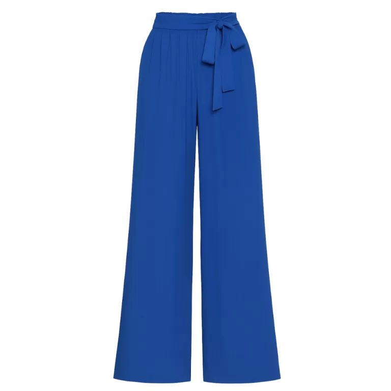 Calça Feminina Pantalona WideLeg Tecido Viscose M