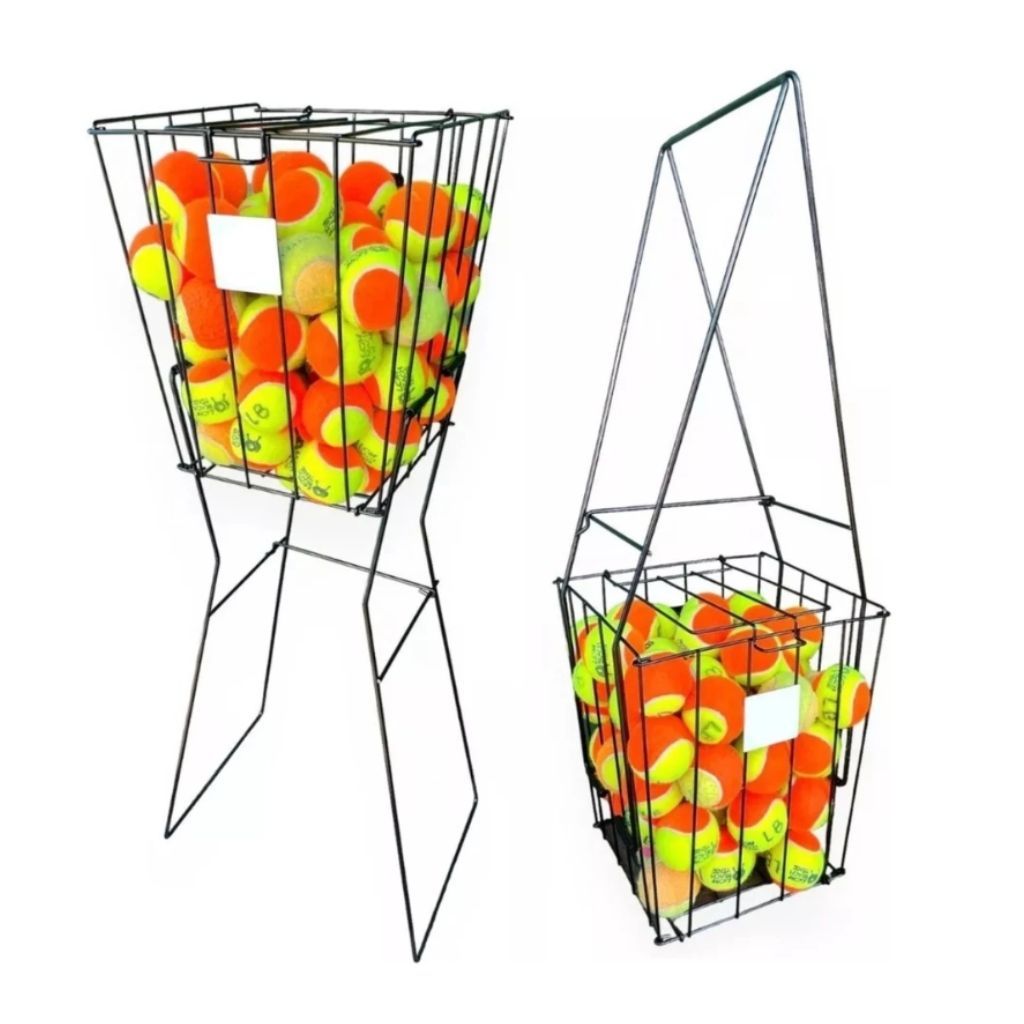 Cesto De Bolas Beach Tennis Cesto Bola Beach Tennis Pegador 75 Bolas Padel Esporte