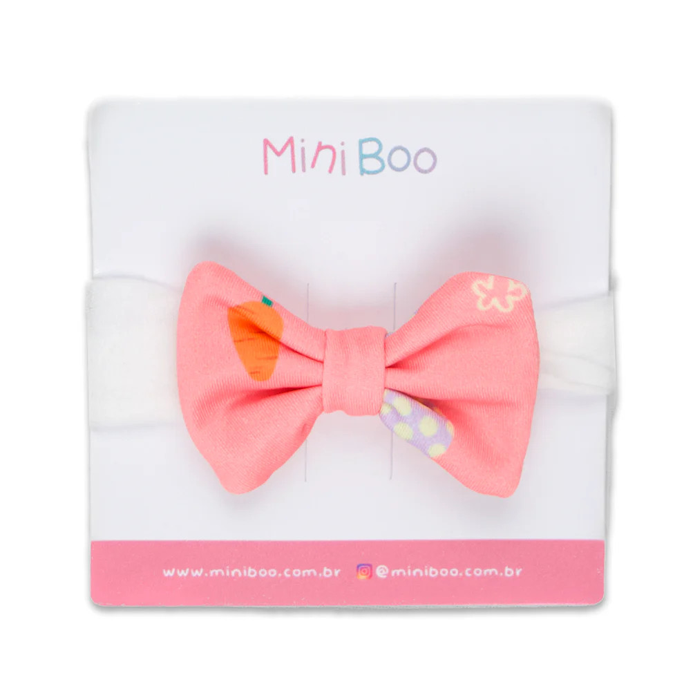 Laço De Cabelo Para Bebê Com Meia Tema Páscoa Confortável
