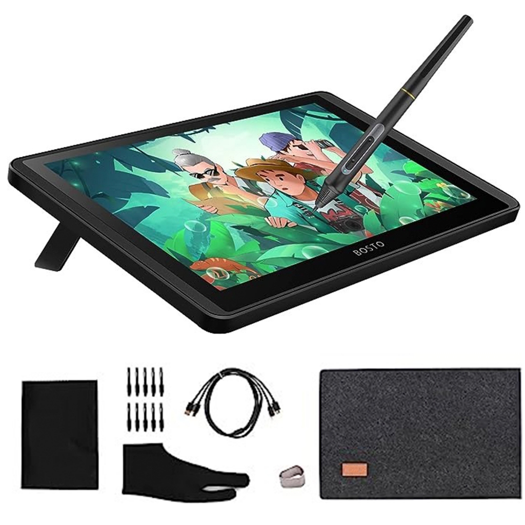 Monitor e Mesa Digitalizadora 11,6 Com Caneta Digital Alta Resolução E Criatividade Sem Limites