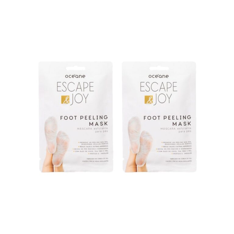 Kit c/ 2 Máscara Esfoliante para Pés Foot Peelin