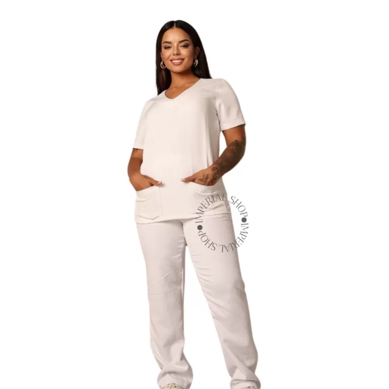 Pijama Cirúrg. Scrub Conjunto Hospitalar Unissex 