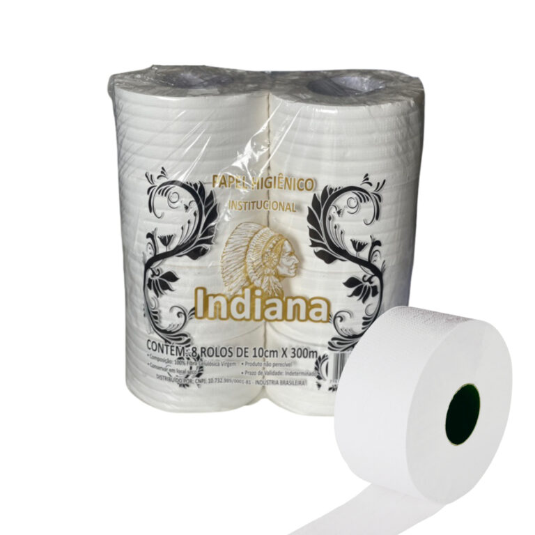 8 Rolos  de Papel Higienico Extra Luxo 100% celulo