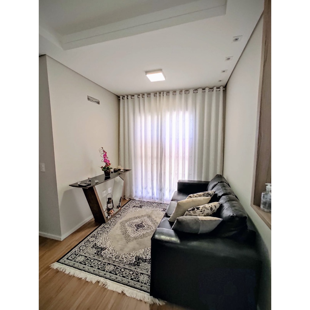 1 Cortina com forro 6,00 x 2,60 Microfibra com Gaze de Linho para sala ou para quarto