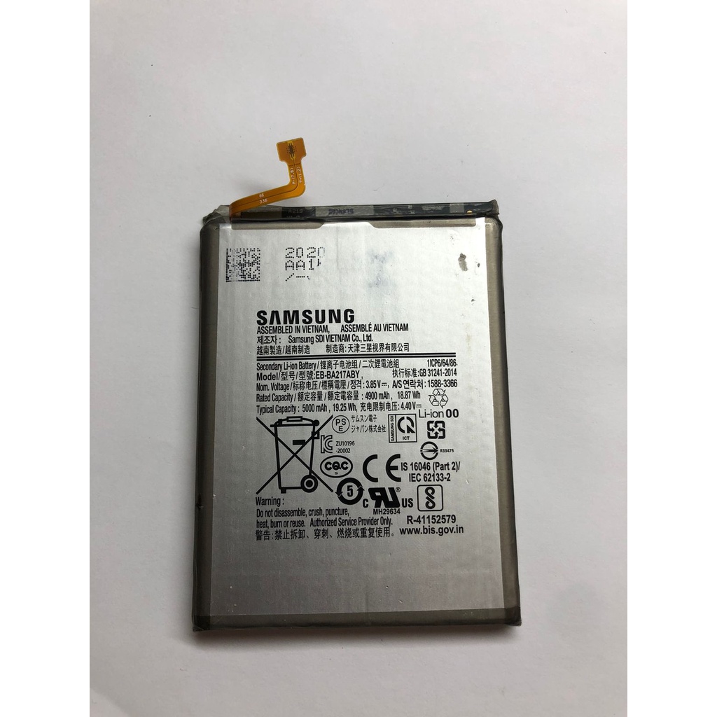 Bateria Samsung A12 A02 A21s Original Retirado