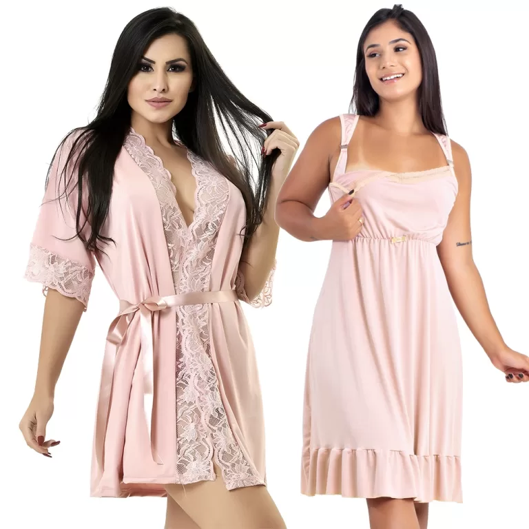 Conjunto Saída de Maternidade Camisola de Amament