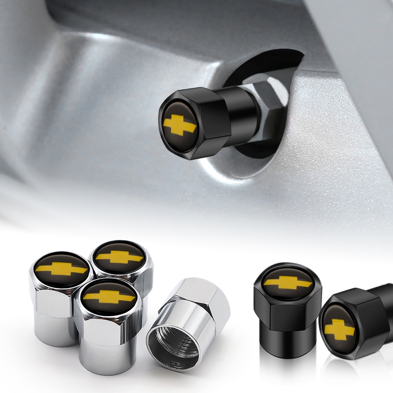 4pcs Tampas De Válvulas Para Pneus De Carro Ar Chevrolet Cruze Captiva Sonic Spark Trax Malibu Orlan