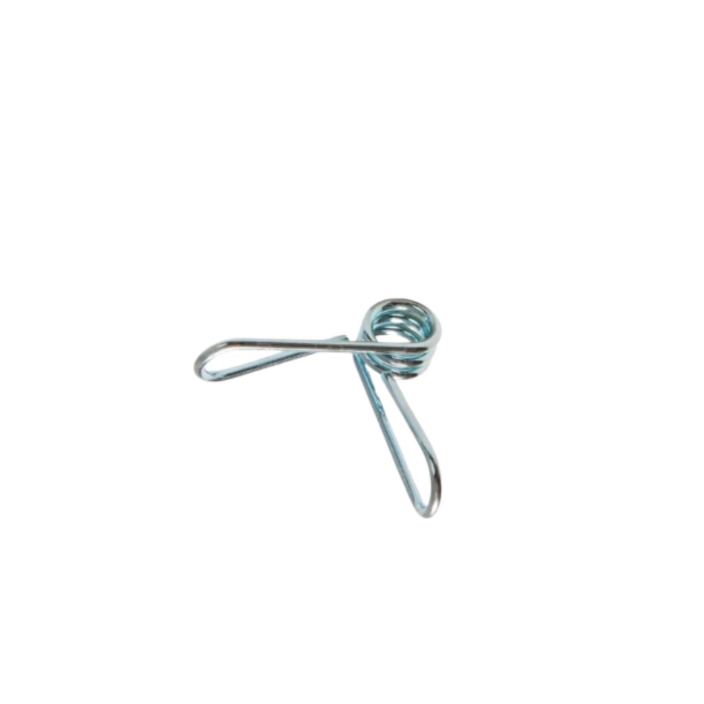 50 Clips Metal para Vareta Fibra Vidro Isolada Zebu