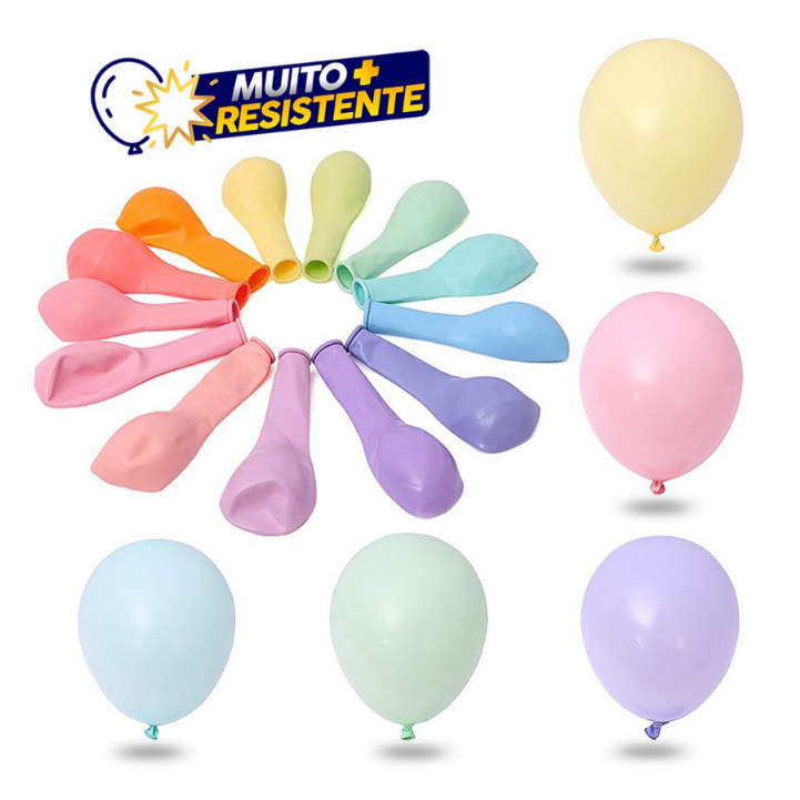 Balões Candy Colors – 5, 9 e 16 polegadas &