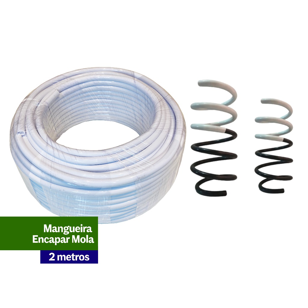Mangueira Encapar Mola 2M Leitosa Universal 13mm – 2 Metros
