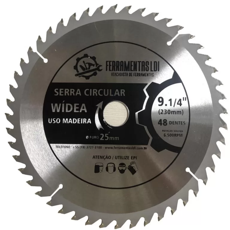Disco de Serra Circular 9.1/4 230mm 48 Dentes Made