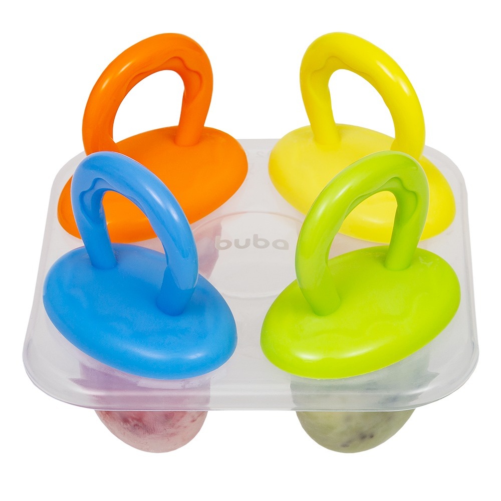 Kit Forma Para Picolé Buba Infantil Bebê forminha