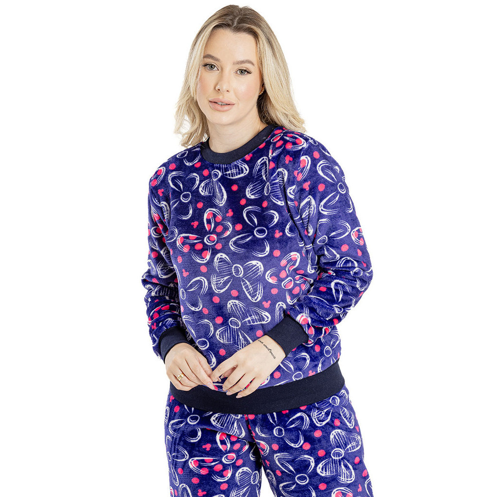 Conjunto Adulto Pelucia Fleece Inverno Quentinho Fofinho