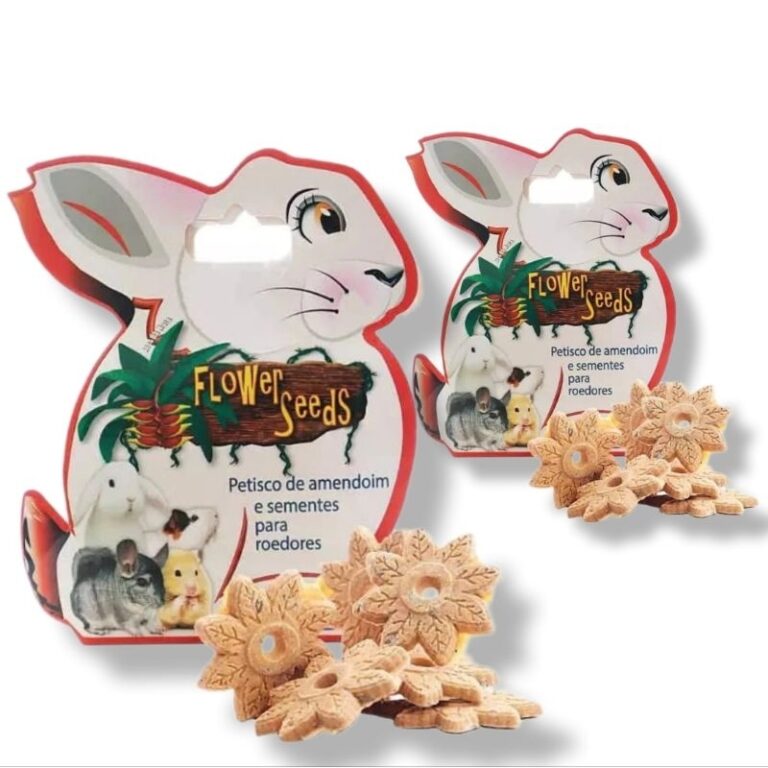 kit 2 Biscoito Para Coelhos E Outros Roedores Peti