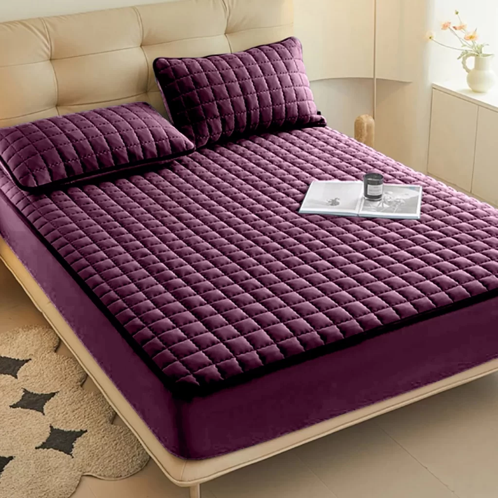 Protetor de Colchão Colcha Jogo Cama Solteiro Casal Queen ou Fronha Impermeável Lençol Capa Elástico