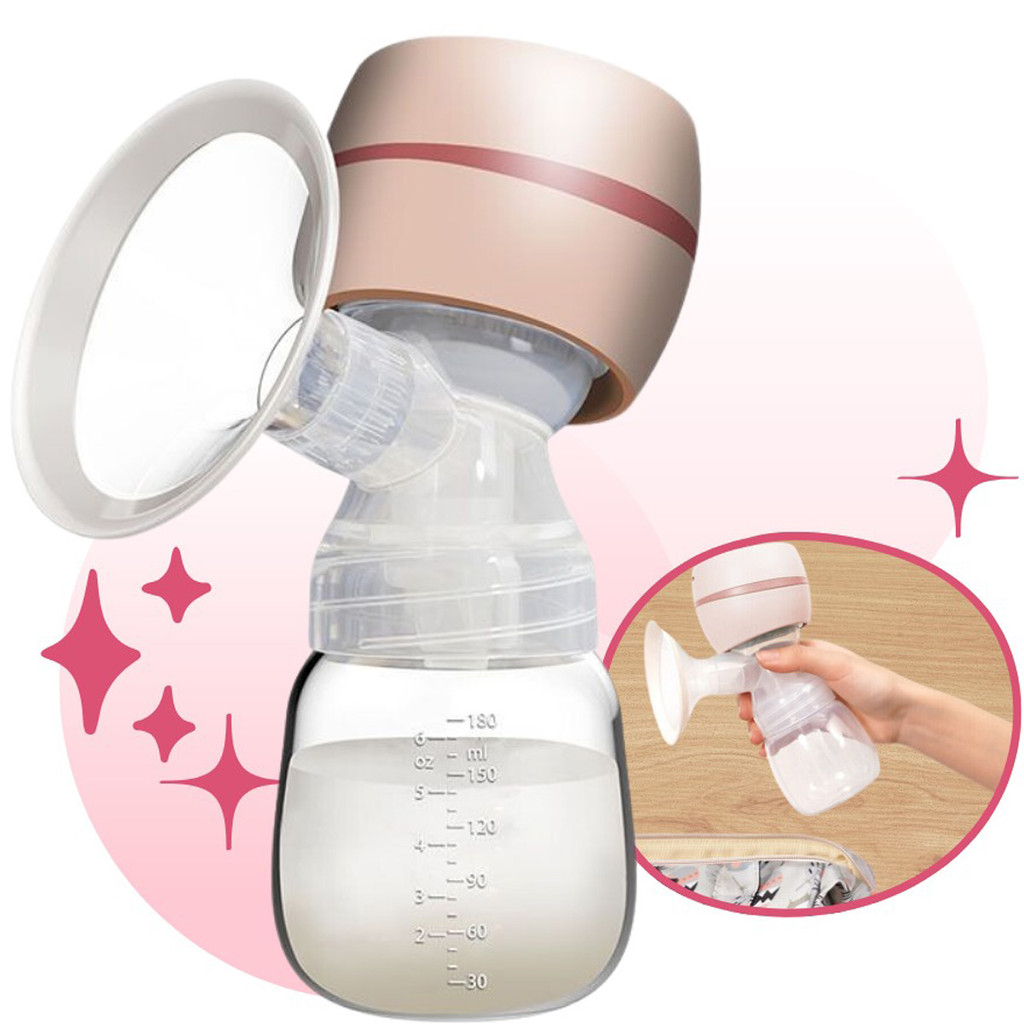 Bomba De Tirar Leite Materno Elétrica Bombinha Extratora Portatil