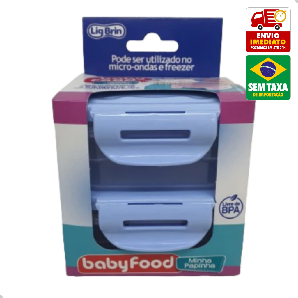 Pote Para Armazenar Alimentos Papinha Baby Food 2un 140ml LigBrin 2826
