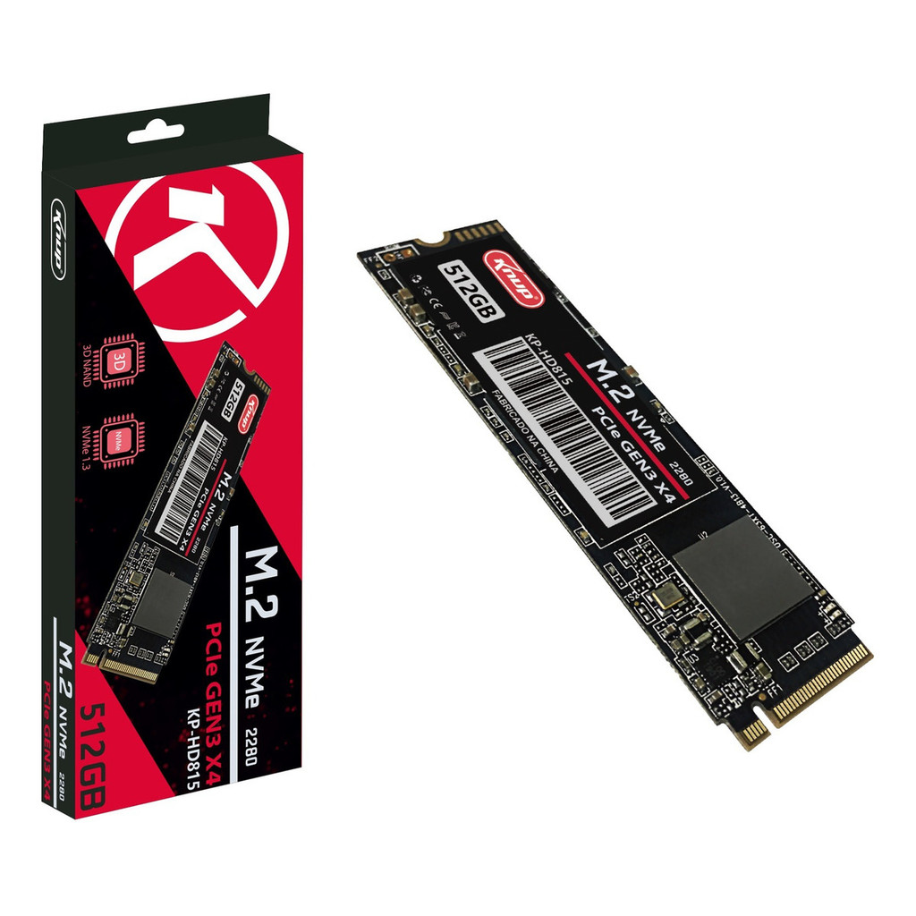 SSD M.2 NVMe Knup PCIe Gen3x4 1TB/512/256/128GB Kp-hd815/813/800/837