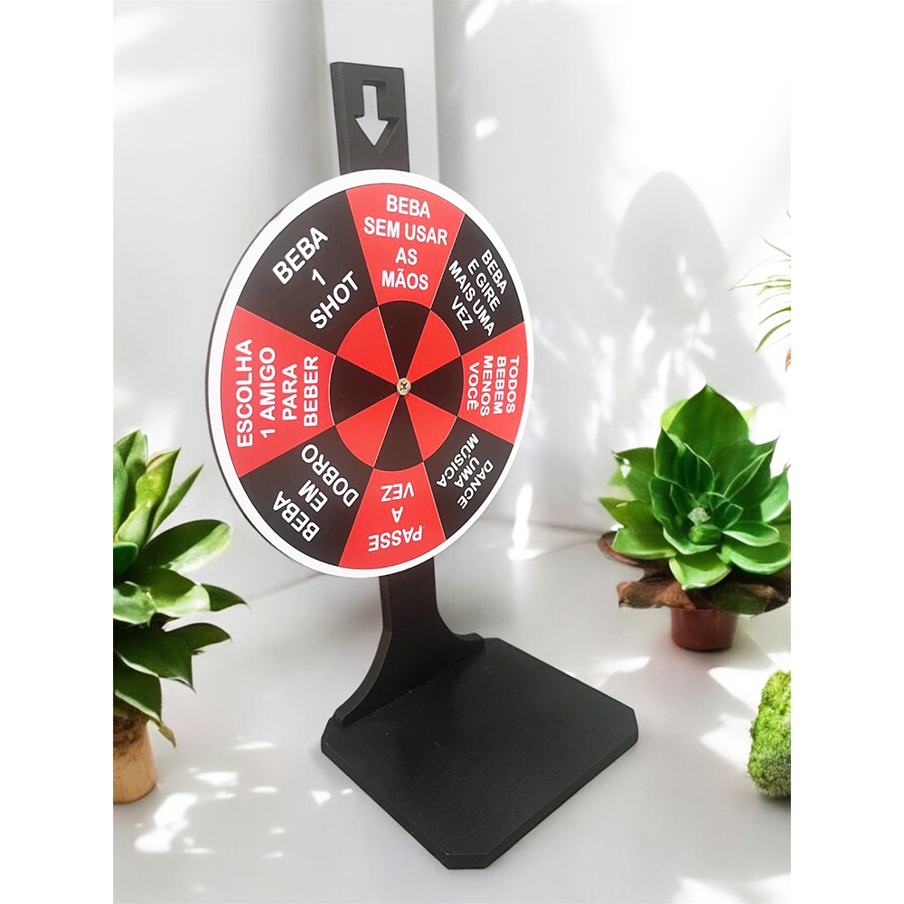 Jogo Roleta Drink Shot Tequila Dose