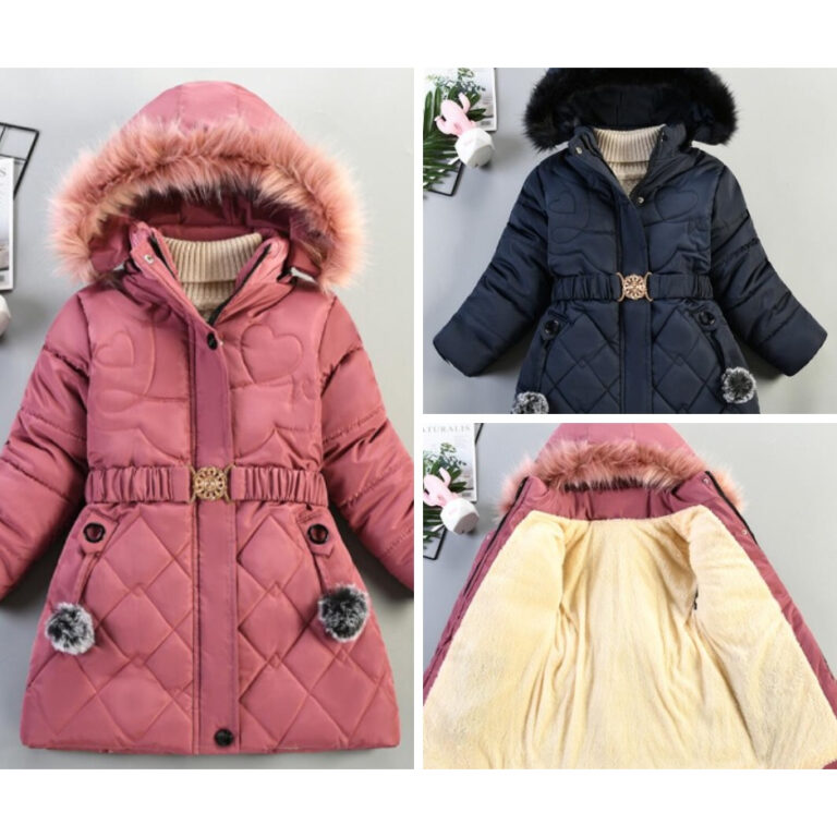 Jaqueta infantil parka meninas pronta entrega