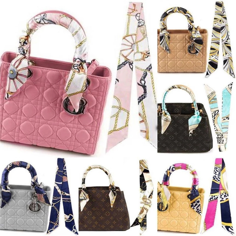 Lenço De Fita Senhora Twilly Bag Tied Handle Pequeno