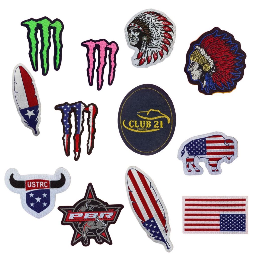 Adesivo Country para Chapéus Bordado Auto Colante – Para todos os tipos de Chapéus