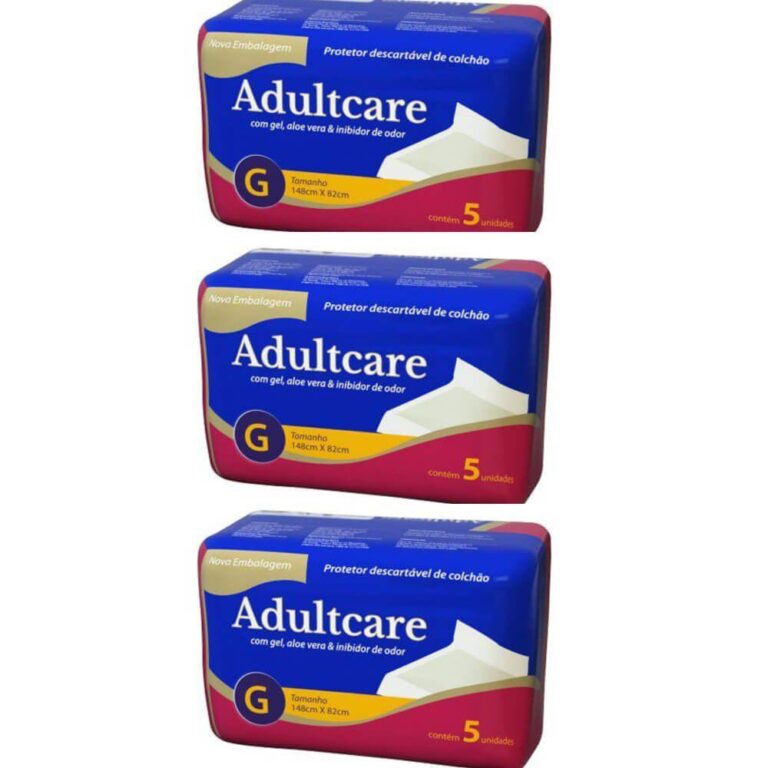 KIT 3 PROTETOR DE COLCHAO ADULTCARE G – 5 un