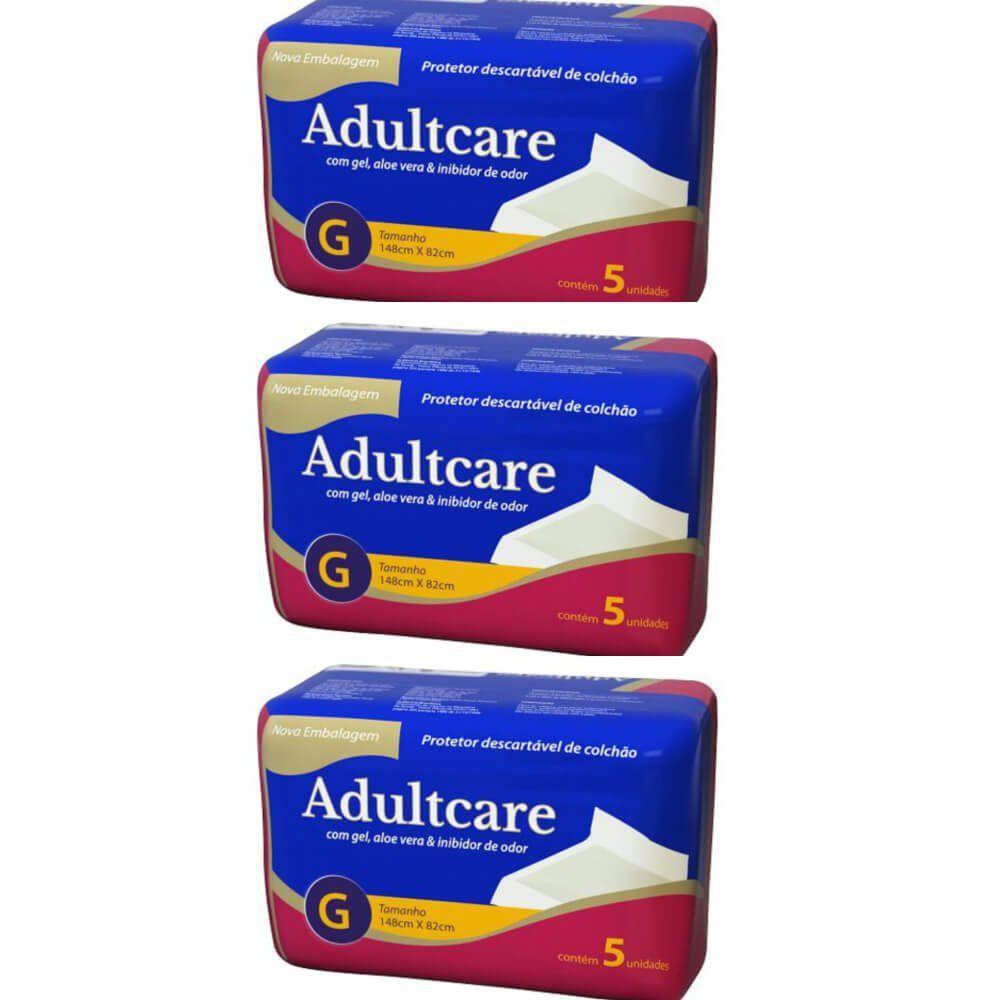 KIT 3 PROTETOR DE COLCHAO ADULTCARE G – 5 unidades