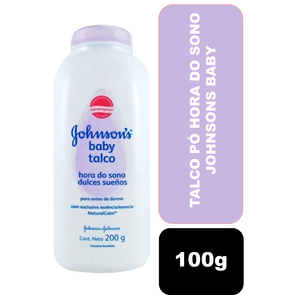 Talco Pó Hora do Sono Johnsons Baby 100g