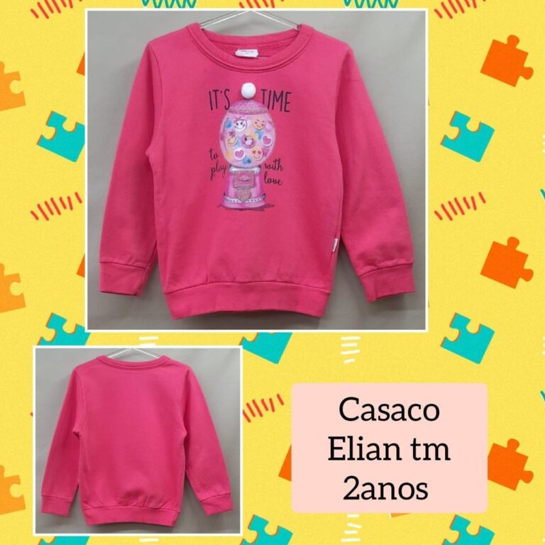 Casaco Elian Fem Tam 2 Anos